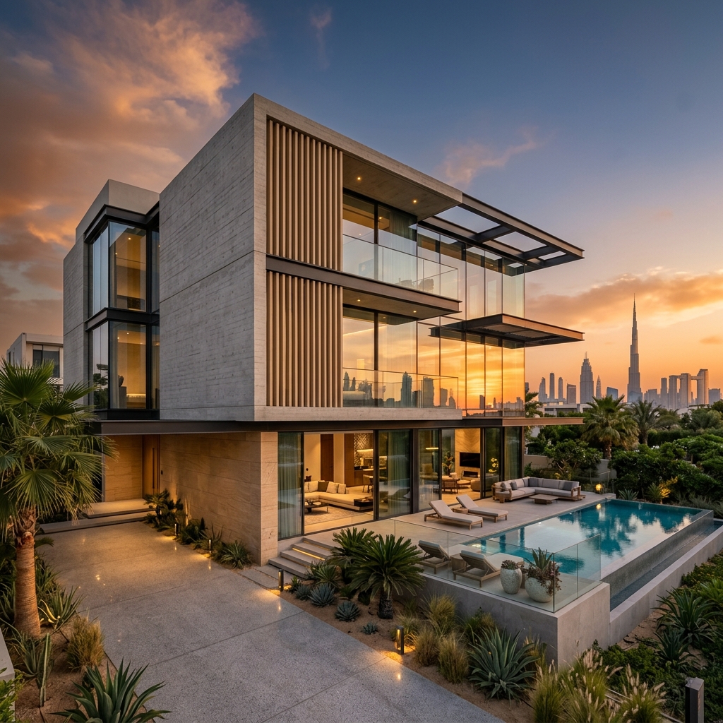 Real estate architectural lines